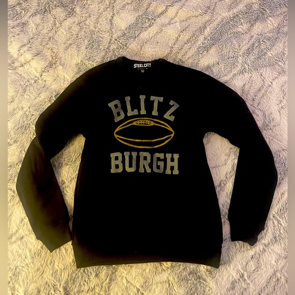 Steel City Unisex Blitz Burgh Sweatshirt - Picture 1 of 4